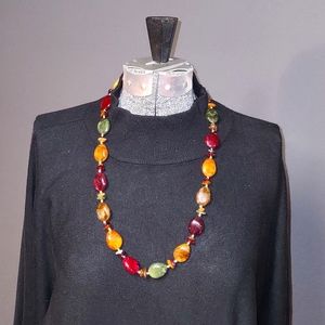 💎 Multiple Color Jade-like Necklace